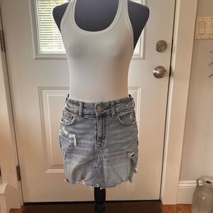 American Eagle Outfitters Blue Mini denim Skirt 4